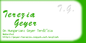 terezia geyer business card